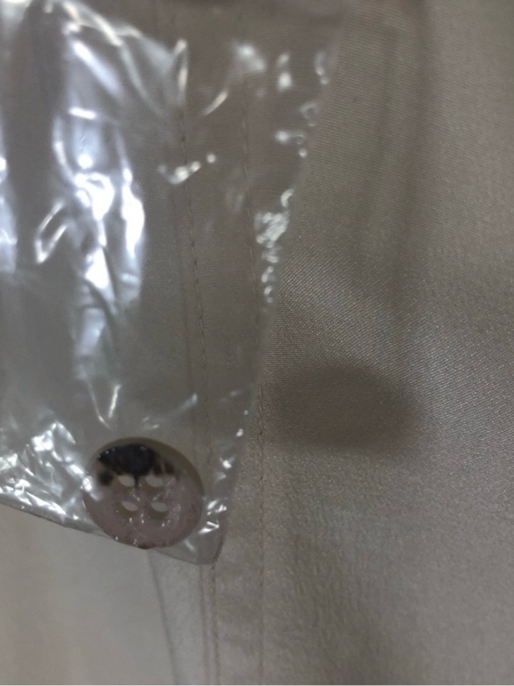 NWOT Equipment 100% Silk Cream Ivory Long-Sleeve Button-Front Collared Shirt - Picture 13 of 14